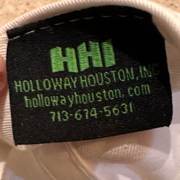 HHI Holloway Houston Inc. Baseball Cap. 100% Cotton, OSFA Adjustable - Picture 4 of 16